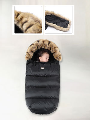 Waterproof Fabric Universal Stroller Bunting Bag With Zipper Closure